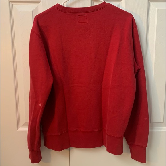 Roots Canada Red Crewneck Sweater | Size S - Picture 3 of 7